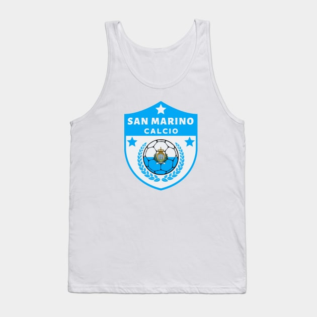 San Marino Calcio Tank Top by footballomatic